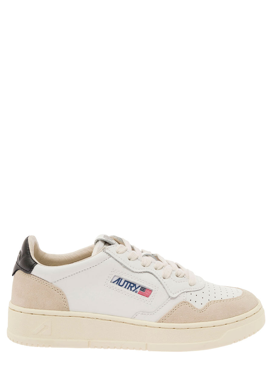 Low-Top Sneakers Medalist White Leather Cow Trainers