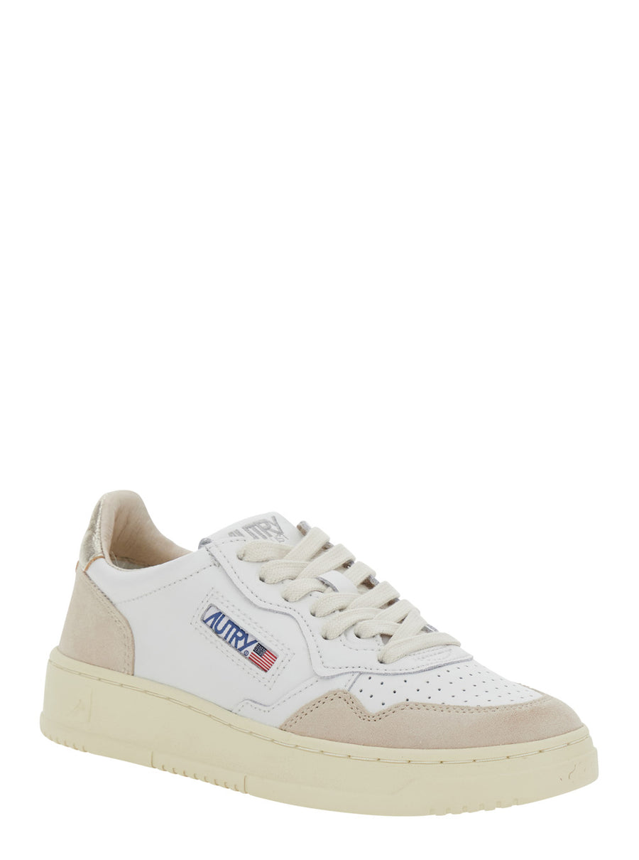 Low Top Sneakers Medalist White Leather Cow Trainers