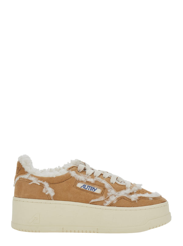 Sneakers Beige Sheep Trainers