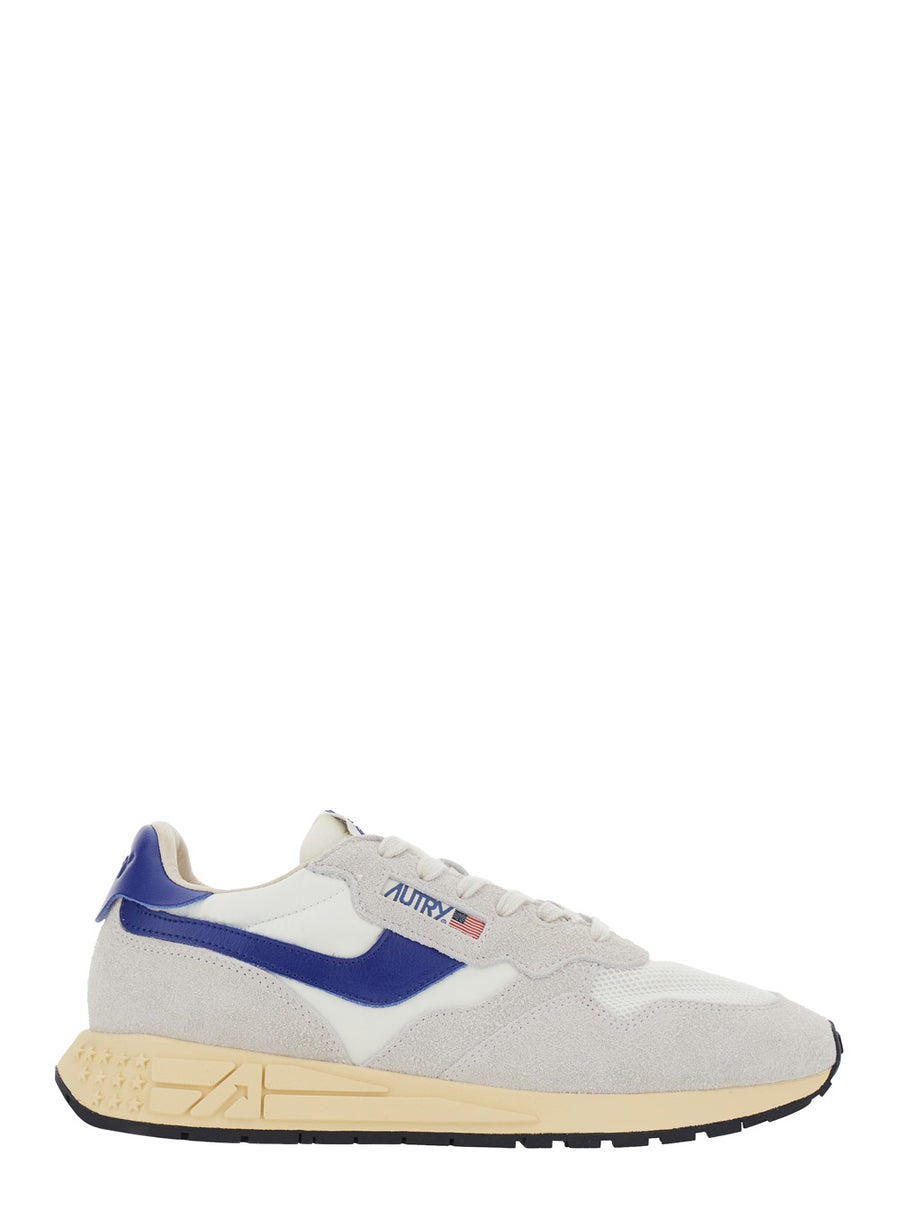 Sneakers Reelwind Grey Leather Nylon Trainers