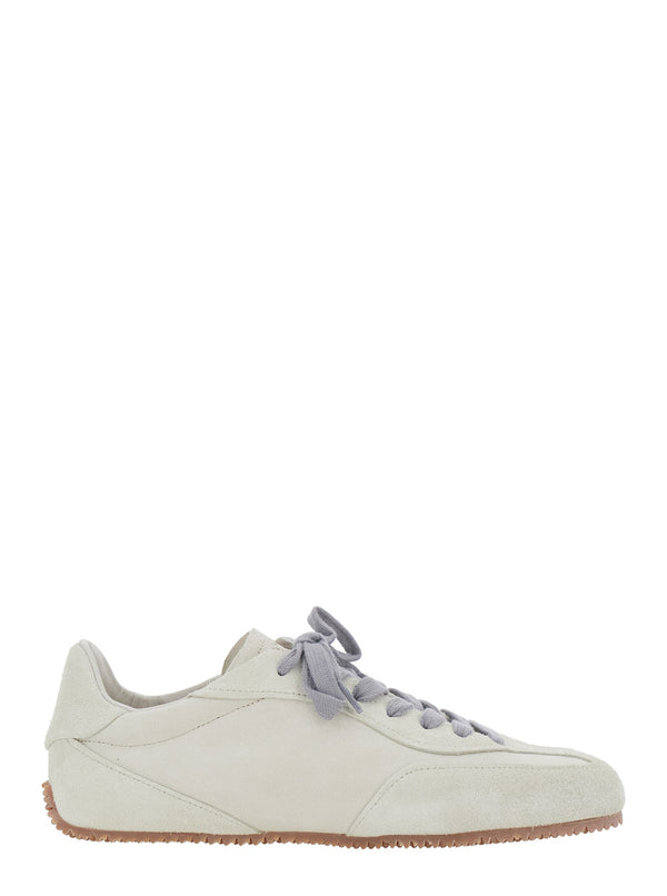 Low Top Sneakers Daze White Suede Trainers