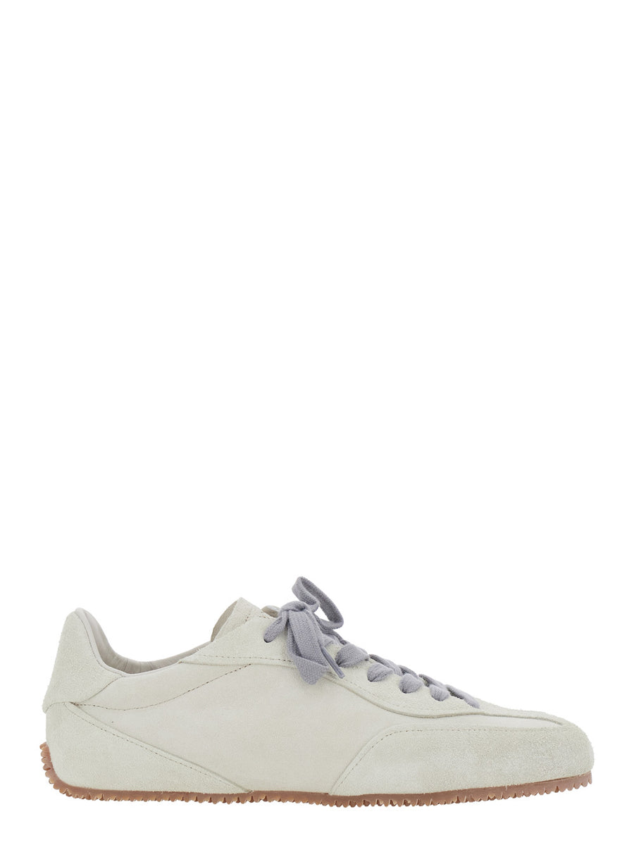 Low Top Sneakers Daze White Suede Trainers