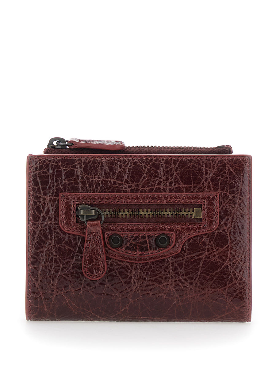 Card Holder Le City Bordeaux Leather Accessory