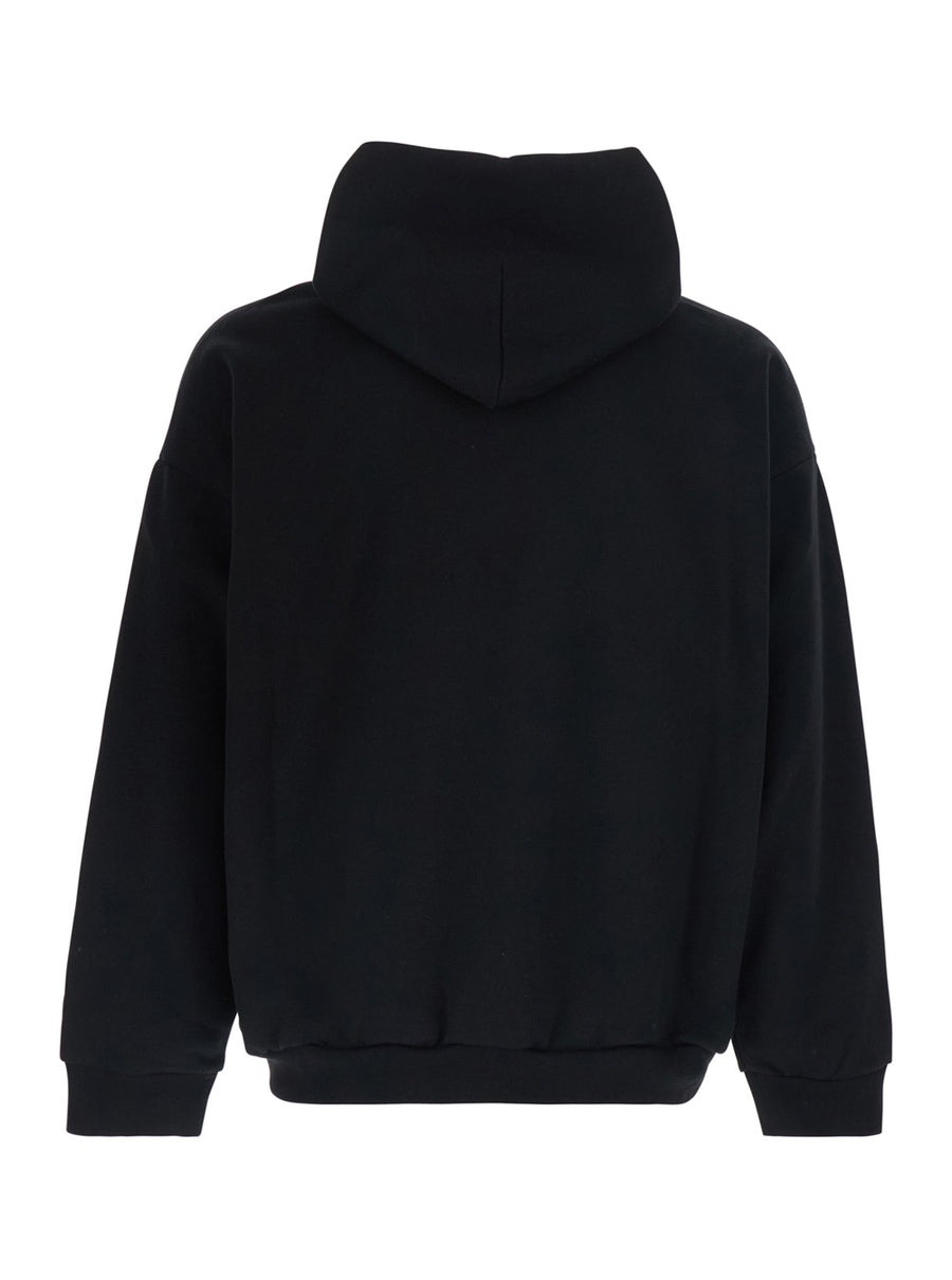 Hoodie Black Cotton Sweatshirts