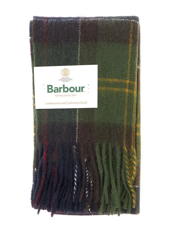 Scarf Tartan Brown Acrylic