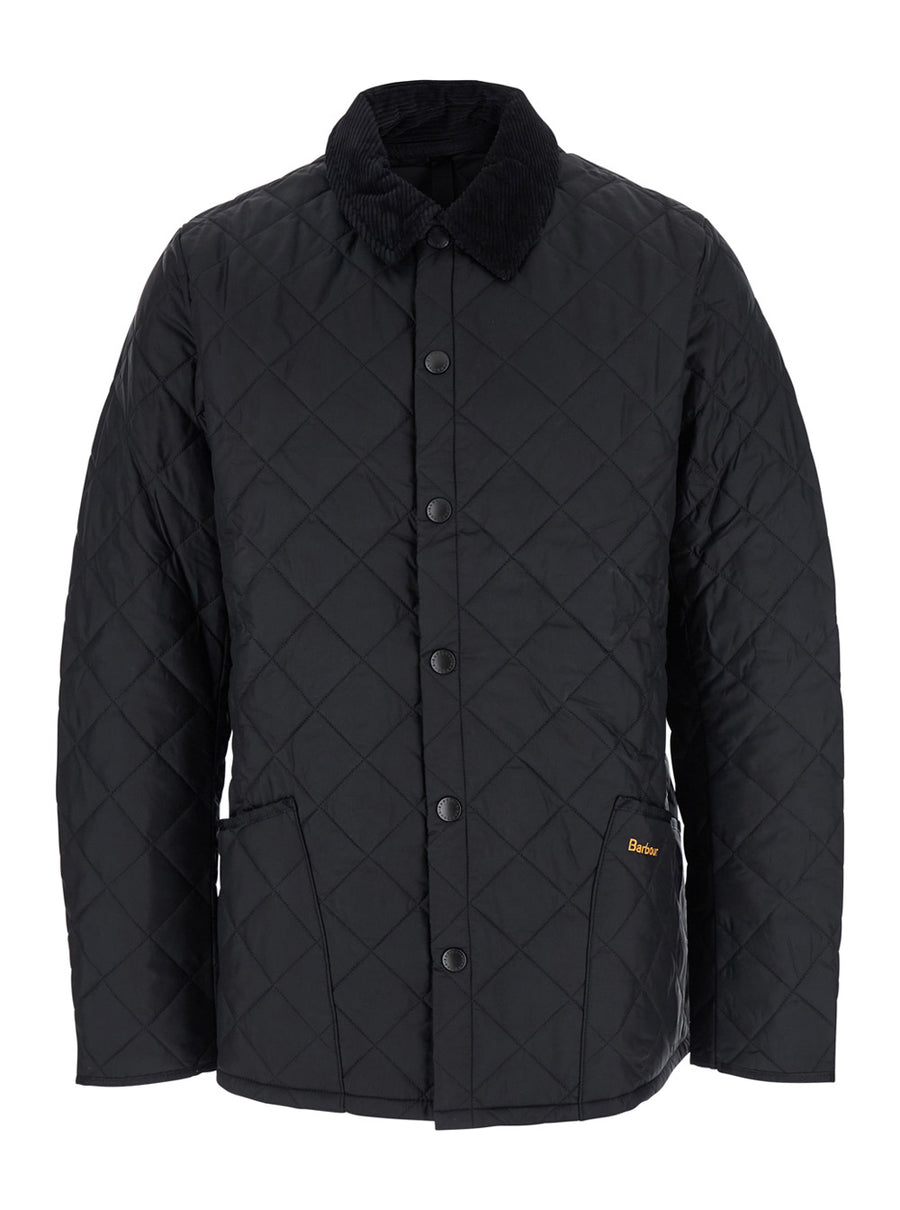 Jacket Heritage Liddesdale Black Tech Fabric Coat