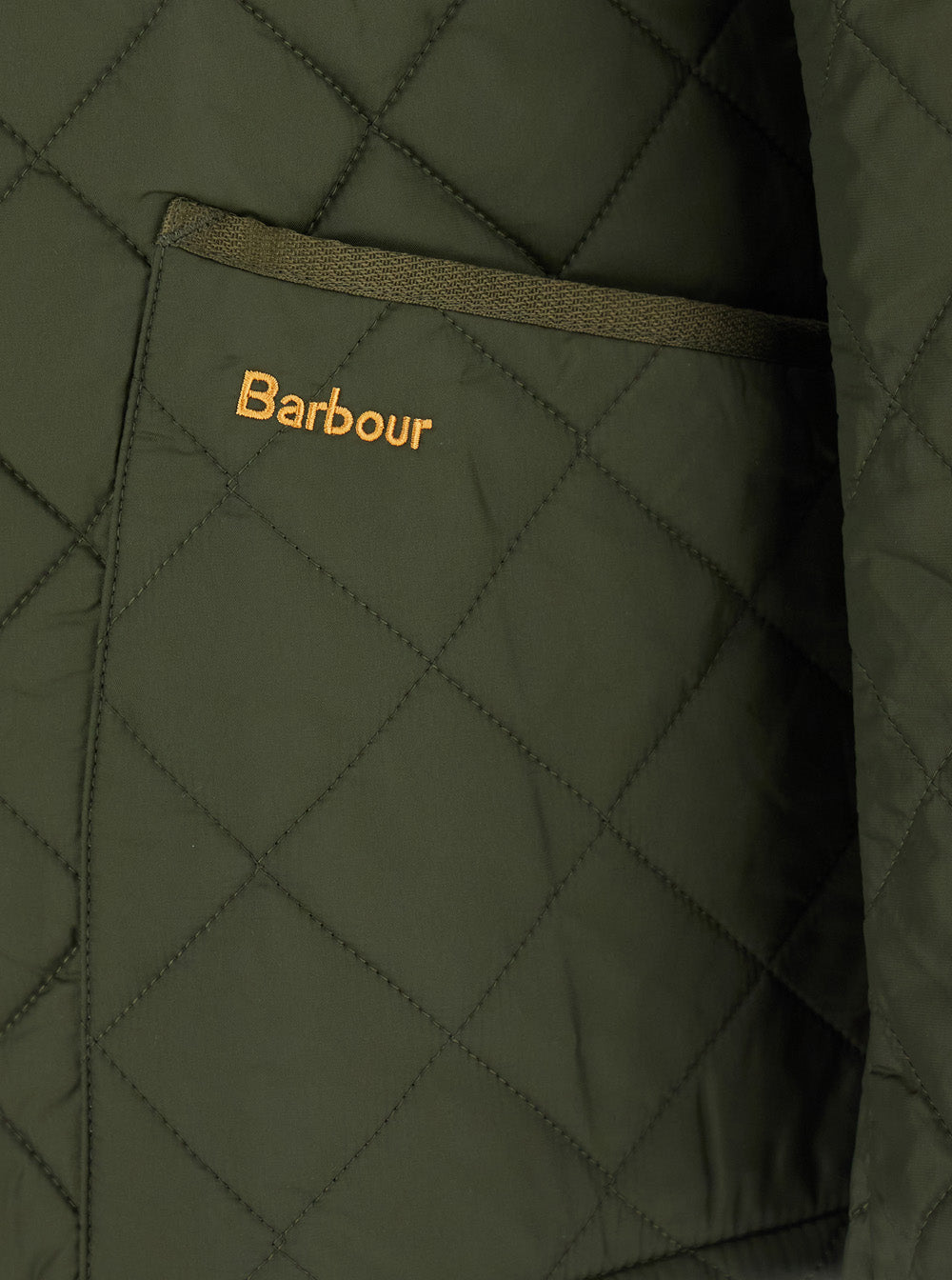 Jacket Heritage Liddesdale With Classic Ribbed Collar And Logo Lettering On The Front Green Tech Fabric For Men Polyamide