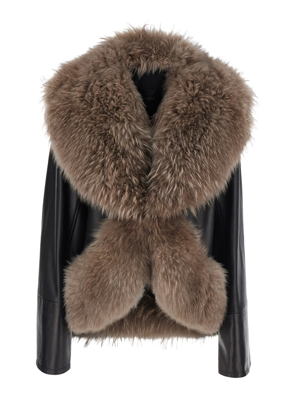 Leather Jacket Black Sheep Coat