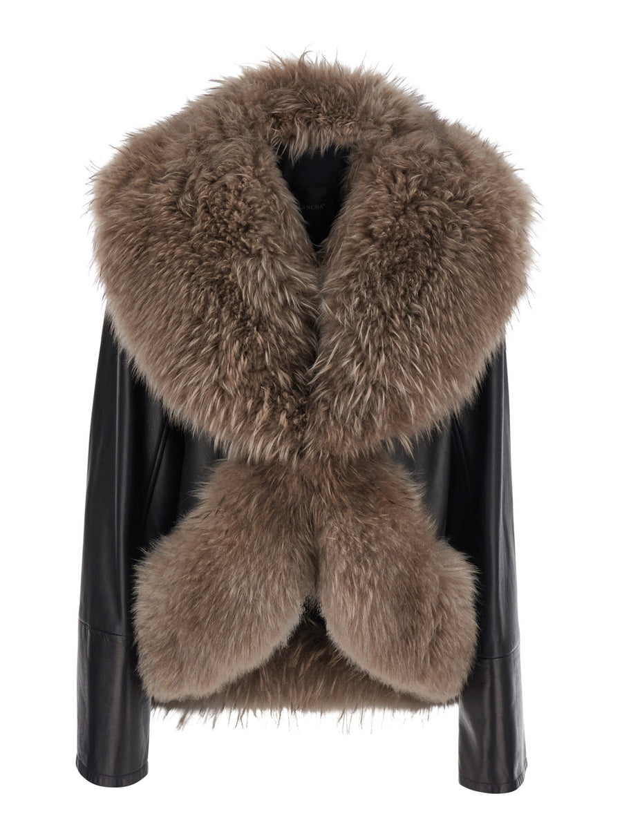 Leather Jacket Black Sheep Coat