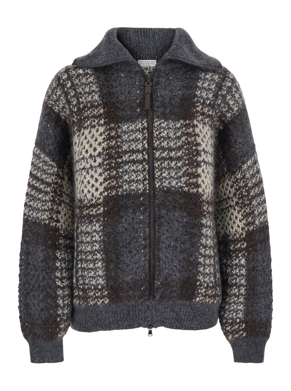 Jacket Multicolour Wool Blend Coat