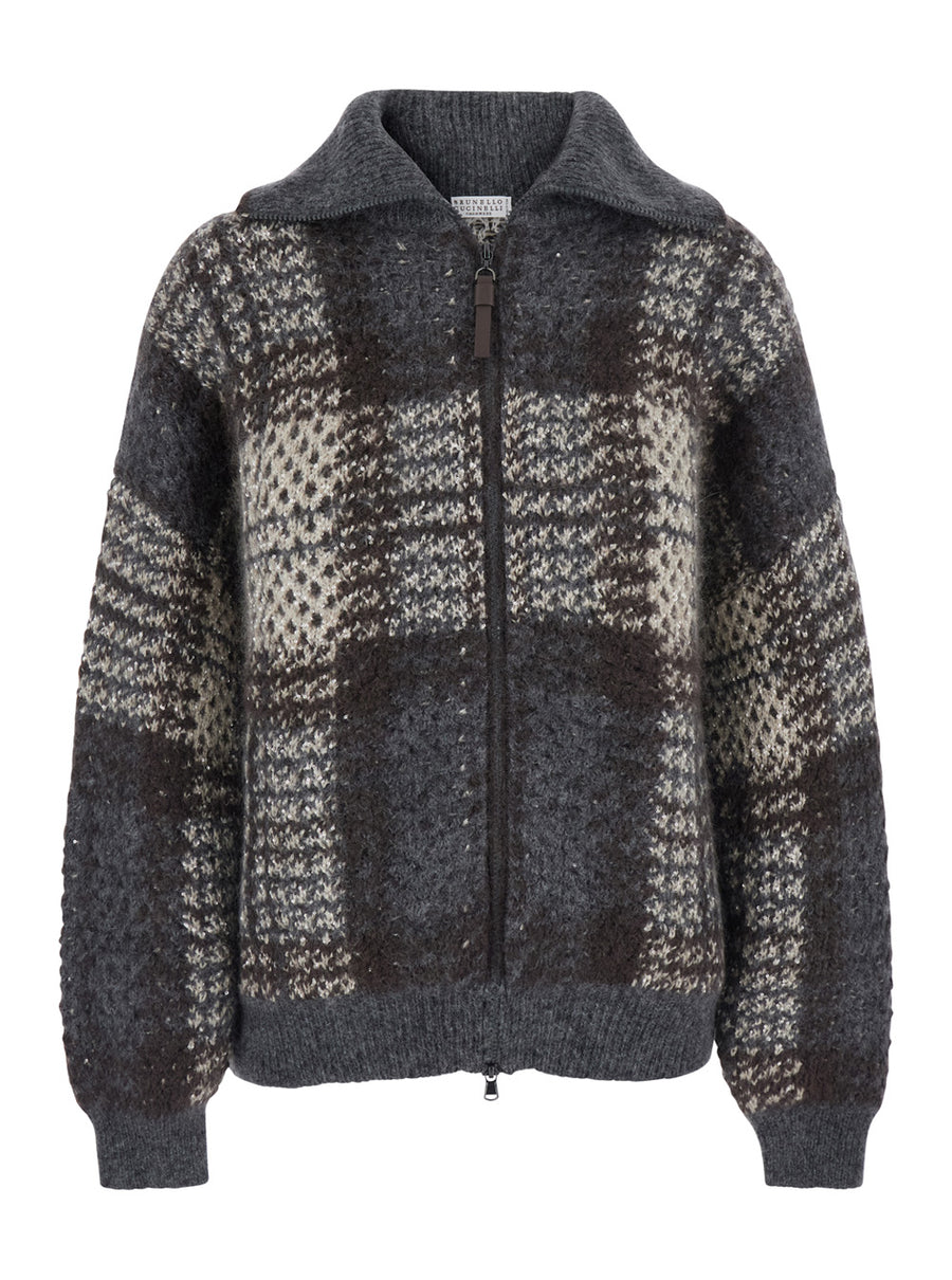 Jacket Multicolour Wool Blend Coat