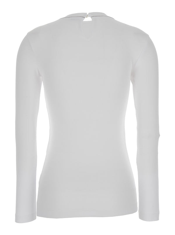 Long Sleeve T-Shirt White Cotton T-shirts & Jerseys