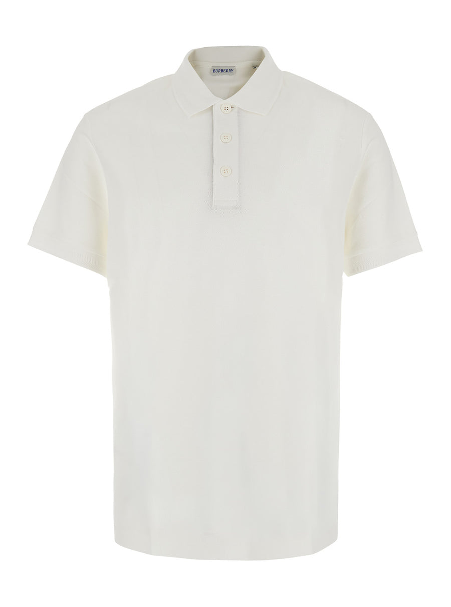 Polo Shirt Eddie White Cotton T-shirts