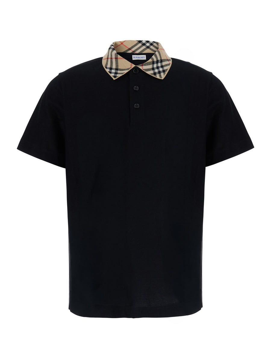 Polo Shirt Evan Black Cotton T-shirts