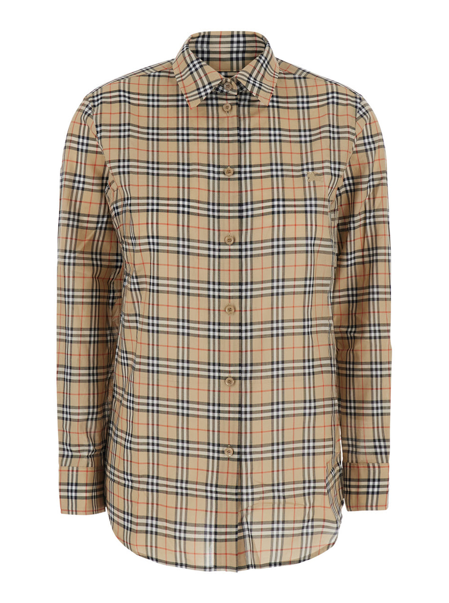 Shirt Emma Beige Cotton Blouses