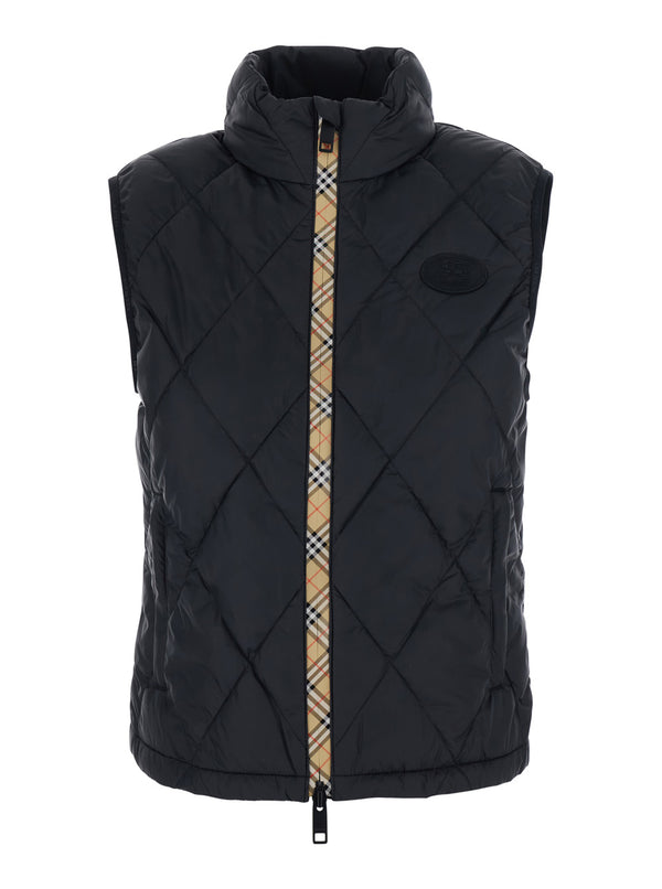 Sleeveless Down Jacket Cheswick Black Polyamide Puffer