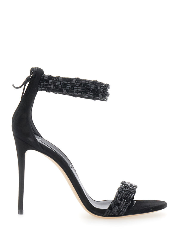 Sandals Julia - Godyva Black Suede Suede/leather