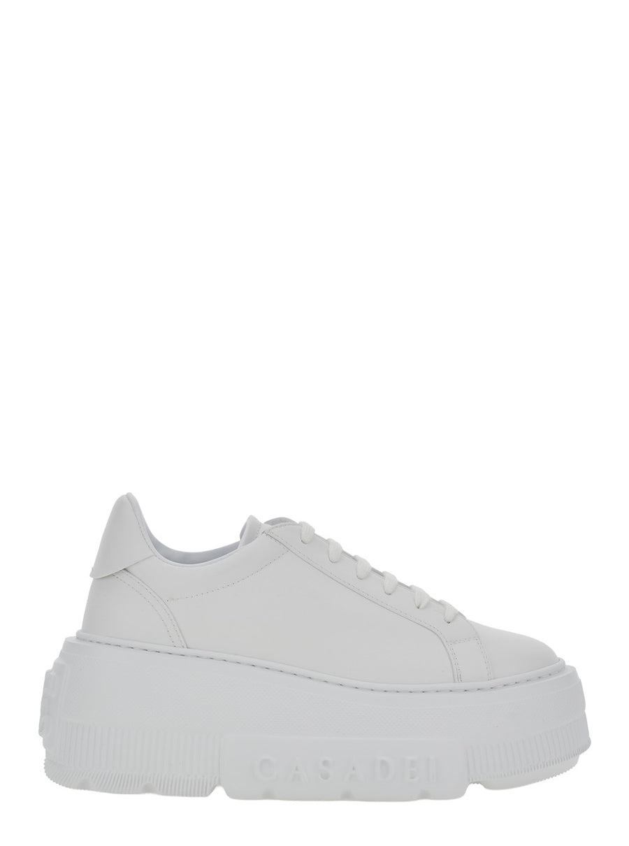 Sneakers Nexus White Leather And Tech Fabric Trainers
