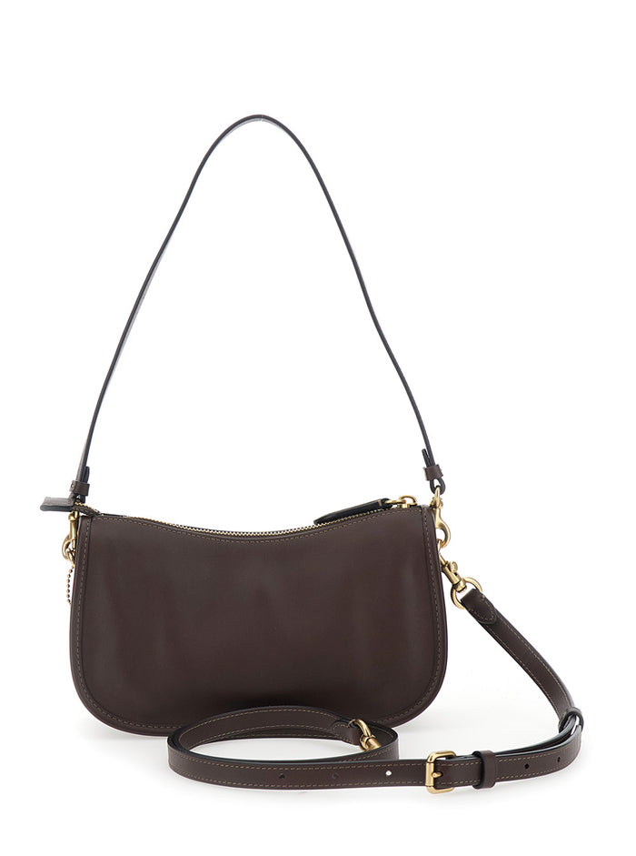 Shoulder Bag Waverly Brown Leather Cow