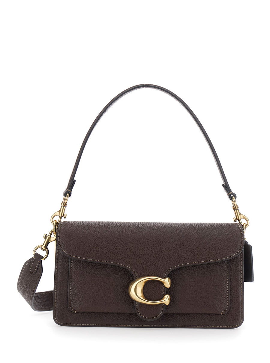 Shoulder Bag Tabby 26 Matte Leather Brown Cow