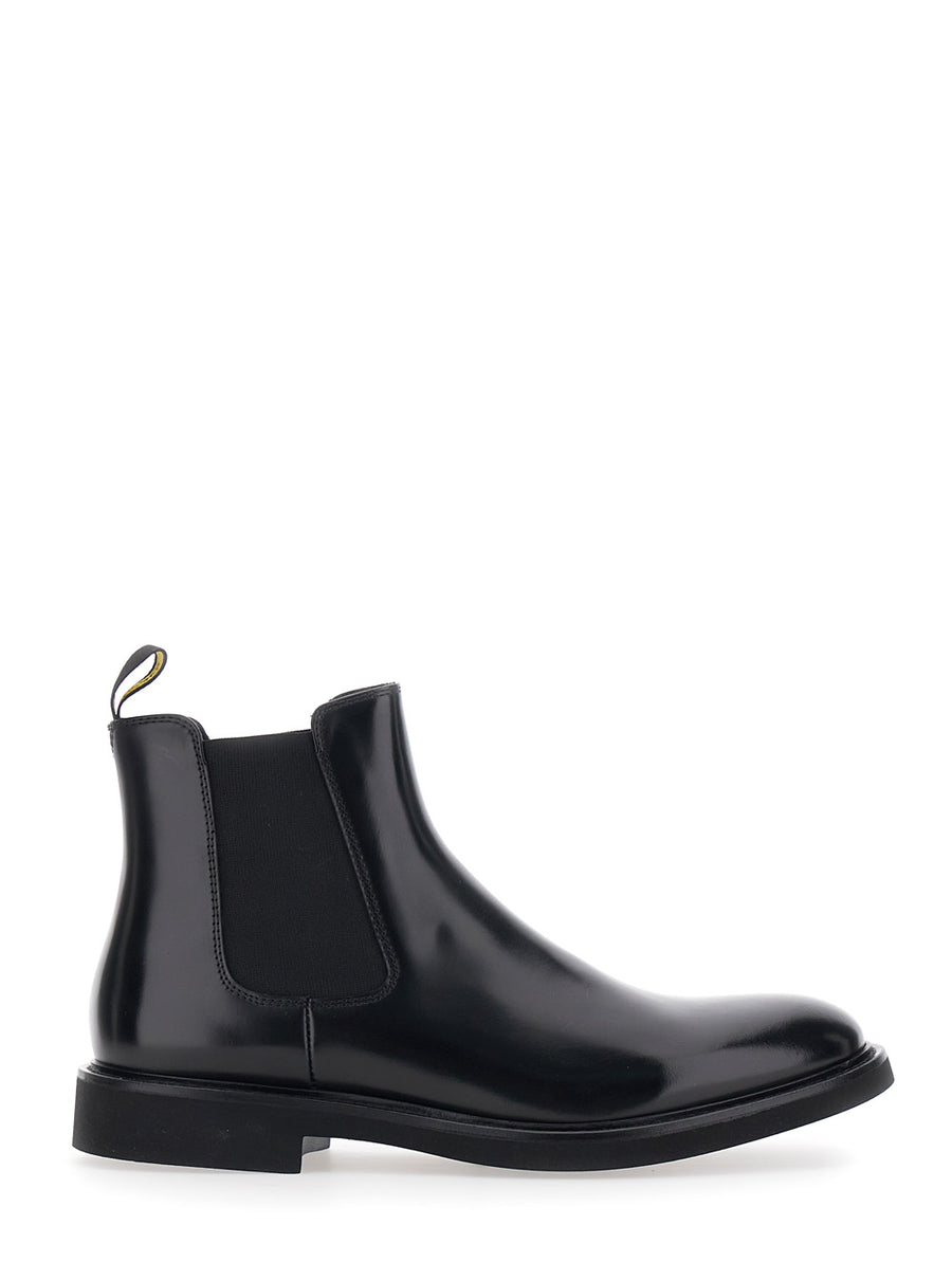 Ankle Boots Genova Horsebit Black Calf Leather