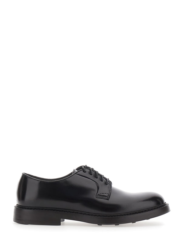 Derby Shoes Fondo Bruges Horse Brown Calf Leather Lace-up