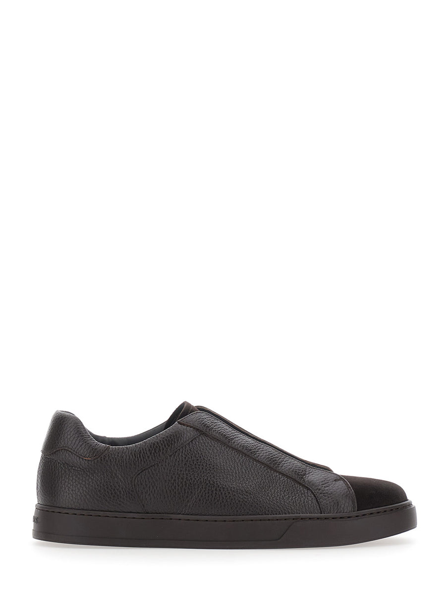 Sneakers Spencer Brown Calfskin Calf Trainers