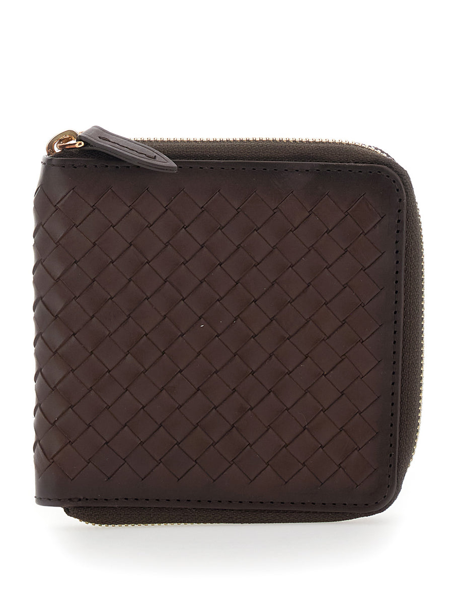 Zip Wallet Brown Leather