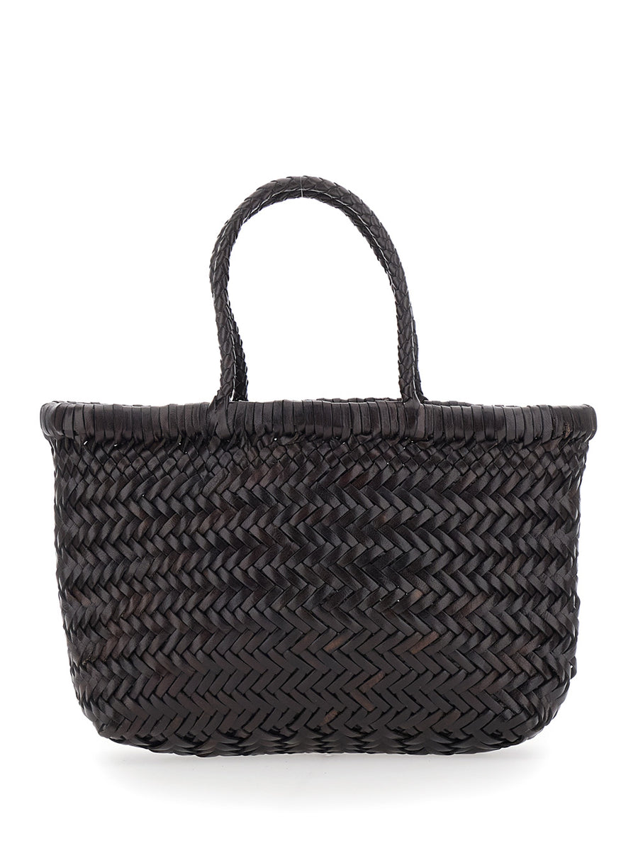 Handbag Flat Gora Mini Brown Calf Leather Handbags