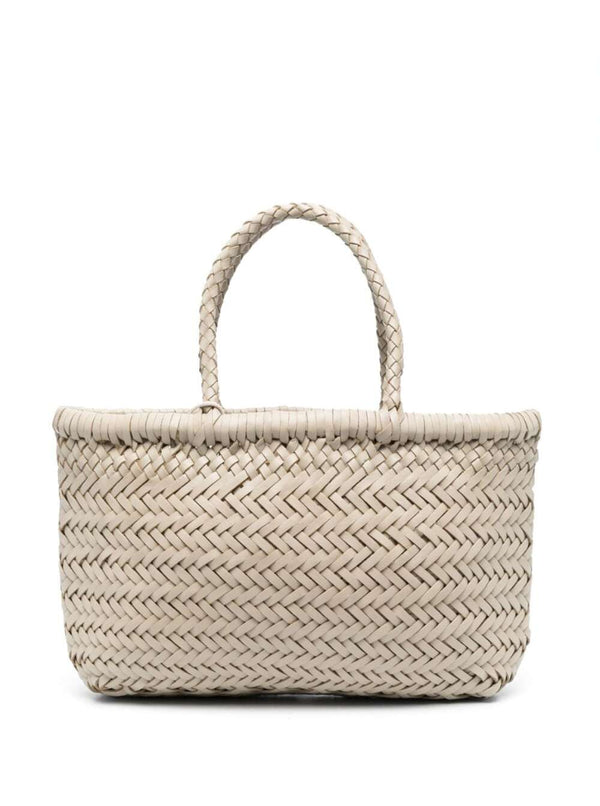 Handbag Mini Flat Gora Basket White Handbags