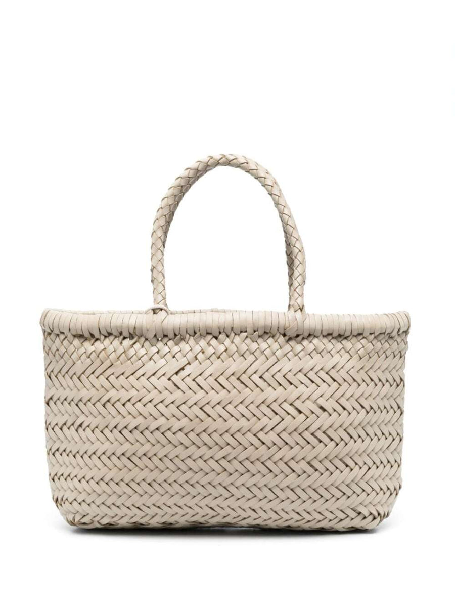 Handbag Mini Flat Gora Basket White Handbags