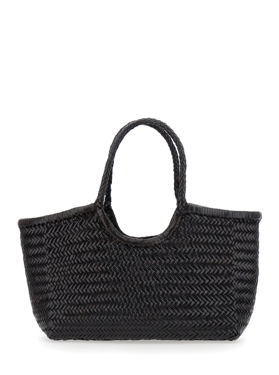 Tote Bag Nantucket Basket Big Brown Calf Leather