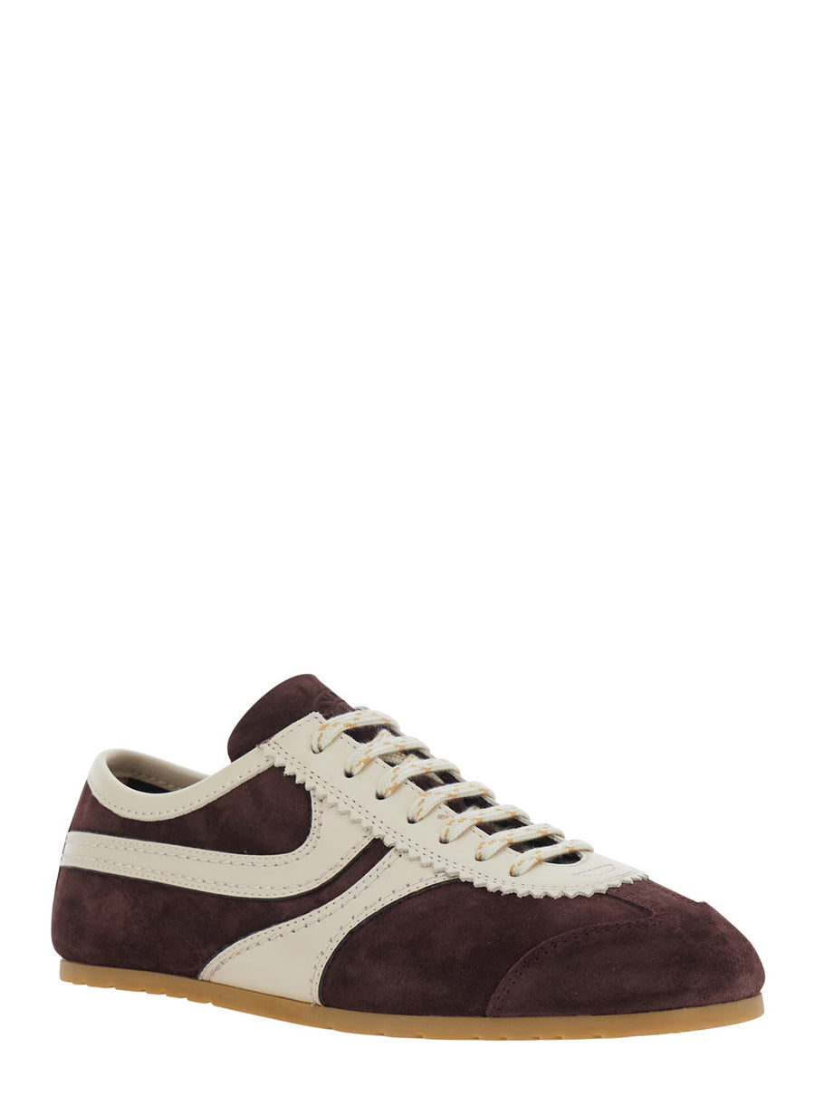 Trainers Dustin Violet Suede Calf Leather