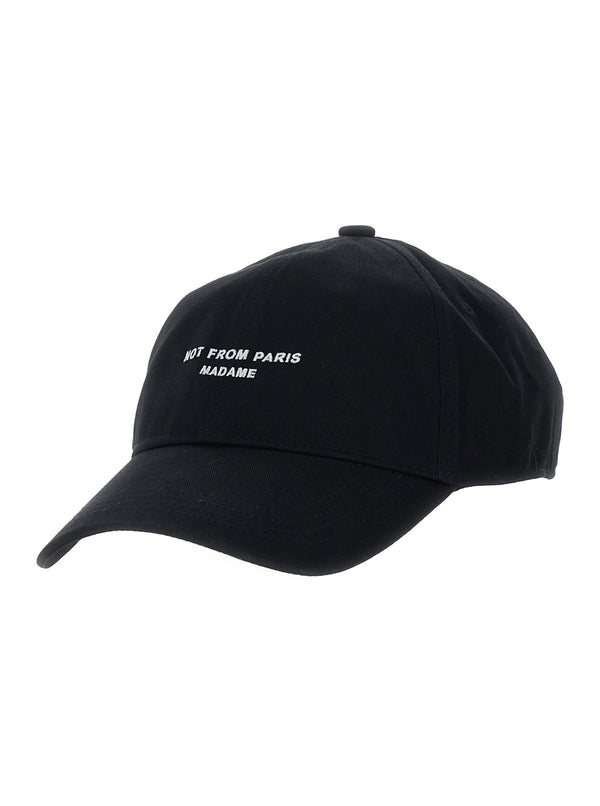 Baseball Cap Black Cotton Hat