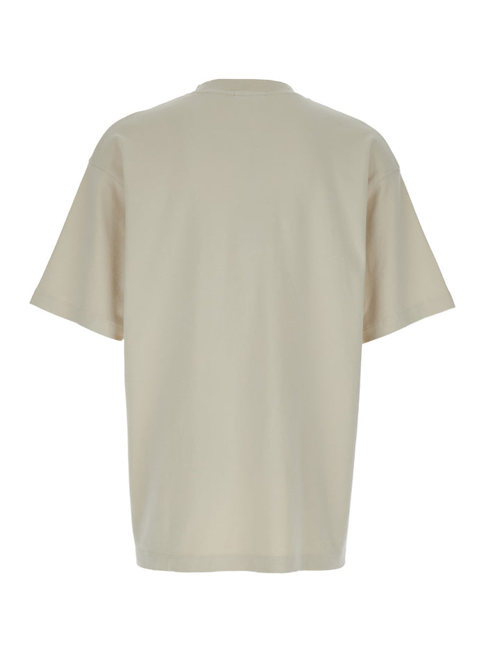 Classic Slogan Beige Tshirts And Polo Shirts
