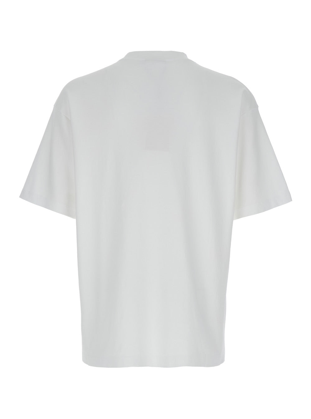T-Shirt Le Slogan Classique With Print On The Front White Cotton For Men Tshirts And Polo Shirts