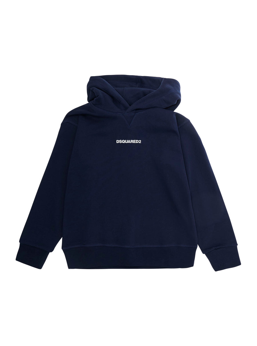 Hoodie Blue Cotton Hoods & Sweatshirts
