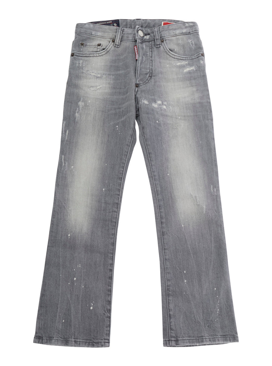 Jeans American Grey Denim Cotton