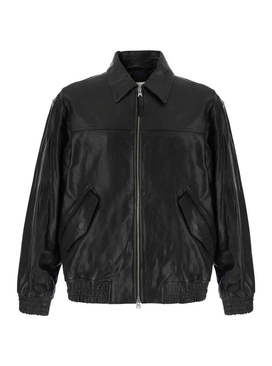 Leather Jacket Black Lambskin Coat