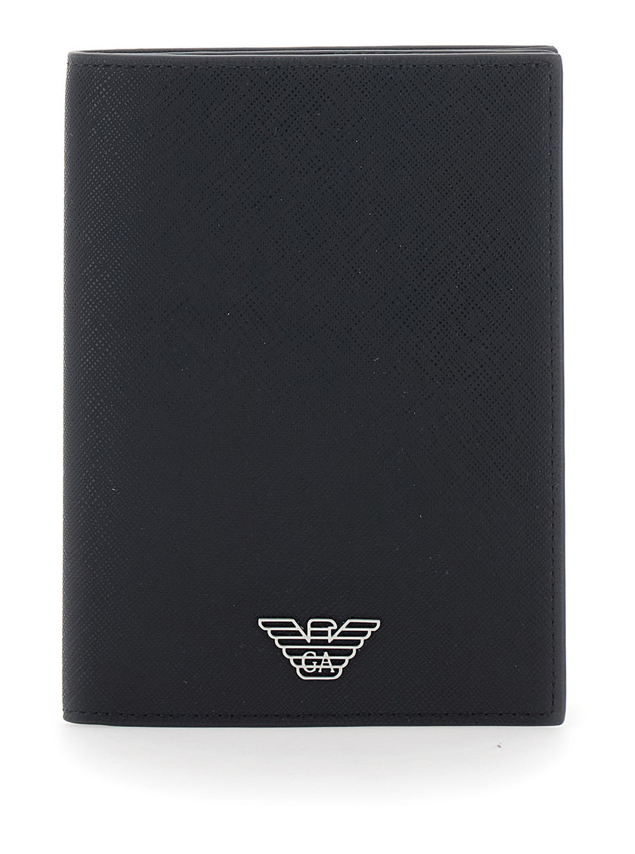 Cardholder Black Tech Fabric Polyurethane Accessory