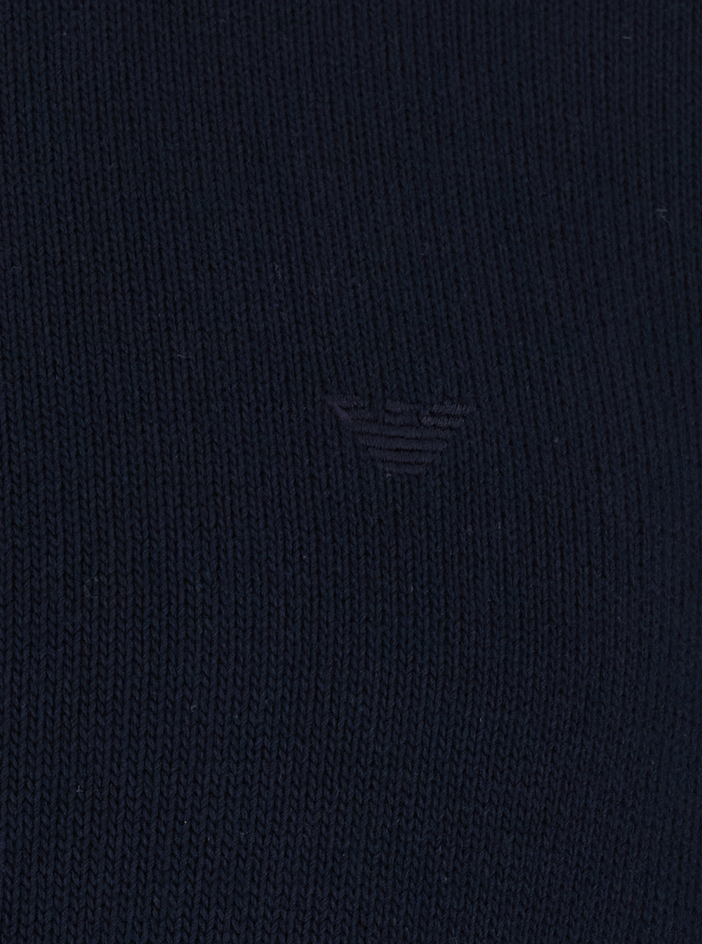 Sweater With Half Zip Closure On The Front And Logo Embroidery Blue Cotton For Men Blu Jersey