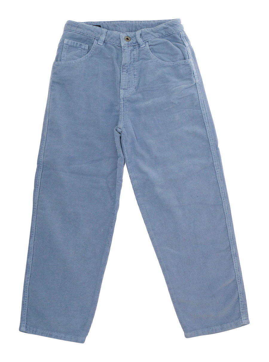 5-Pocket Logo Jeans Blue Technical Fabric