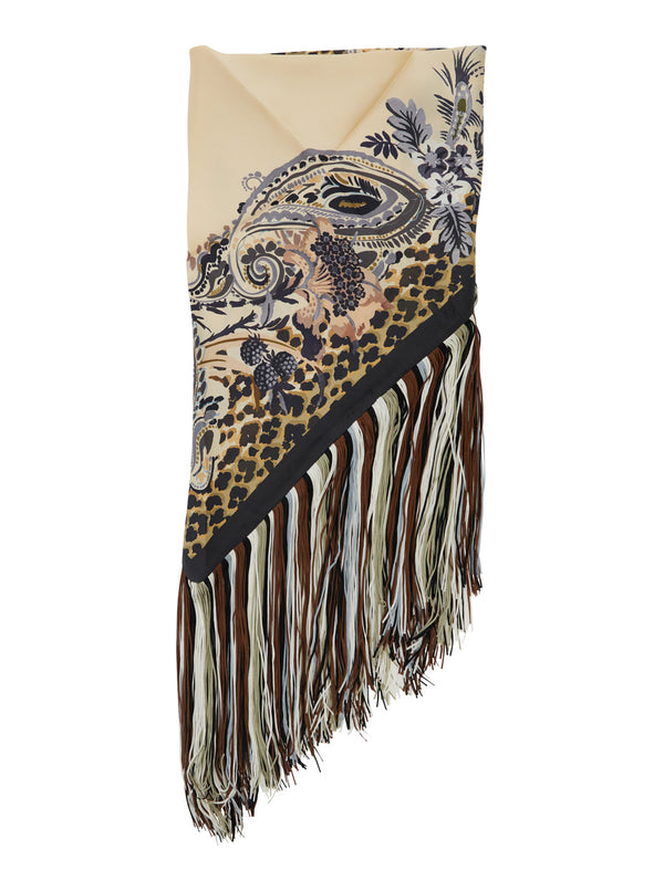Scarf Black Silk