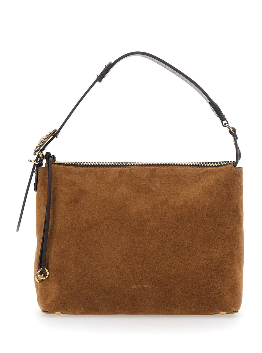 Shoulder Bag Brown Leather
