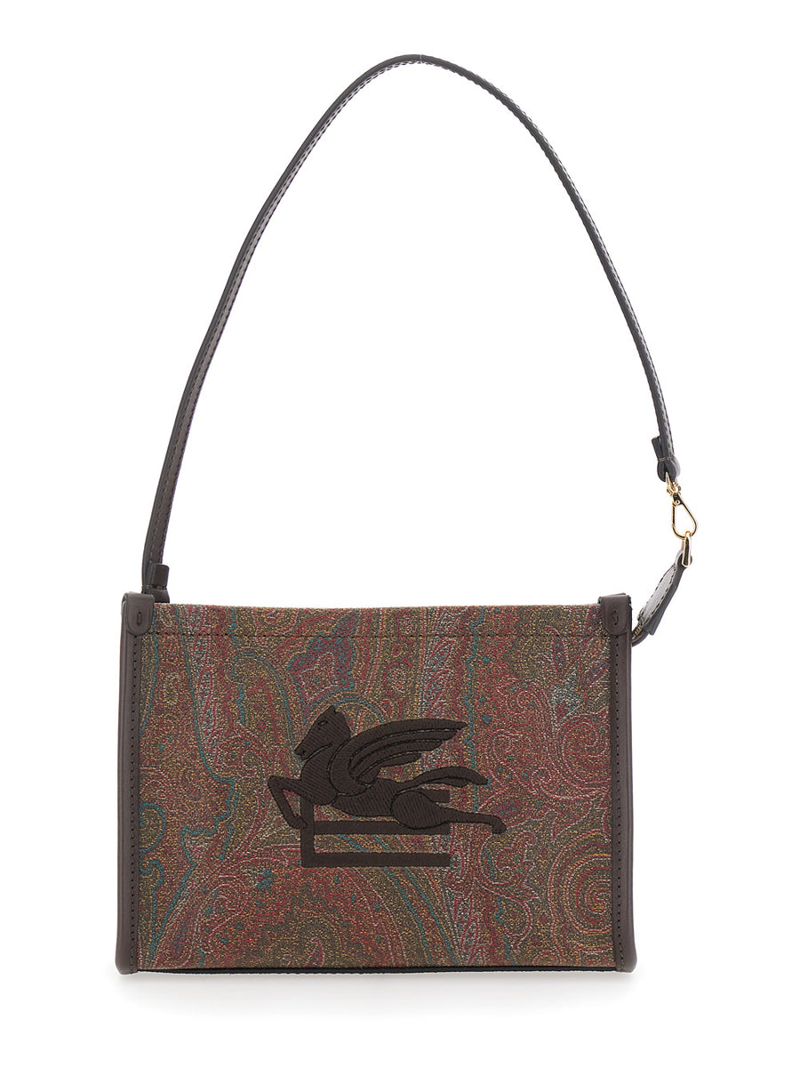 Clutch Arnica Brown Cotton-Blend Cotton Polyester Bags