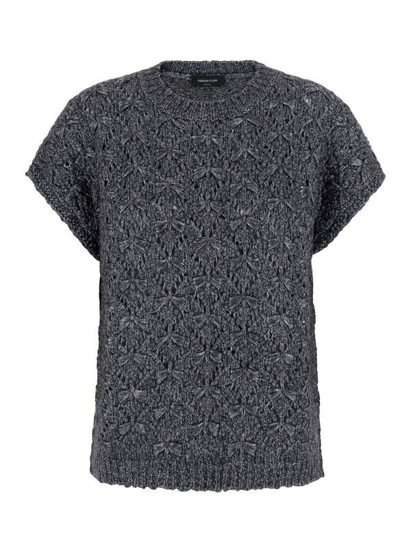 T-Shirt Merino-Alpaca Grey Merino Wool