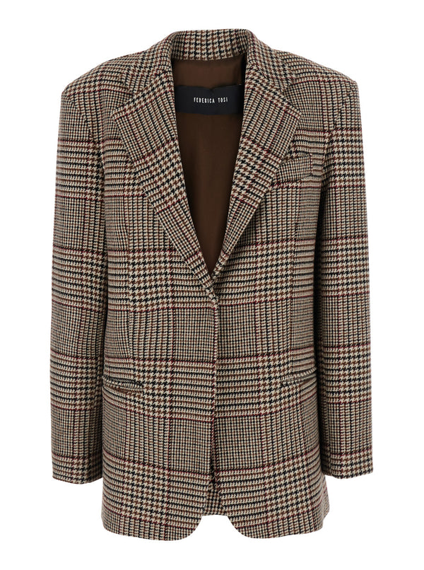 Blazer Galles Multicolour Wool-Blend Blazers