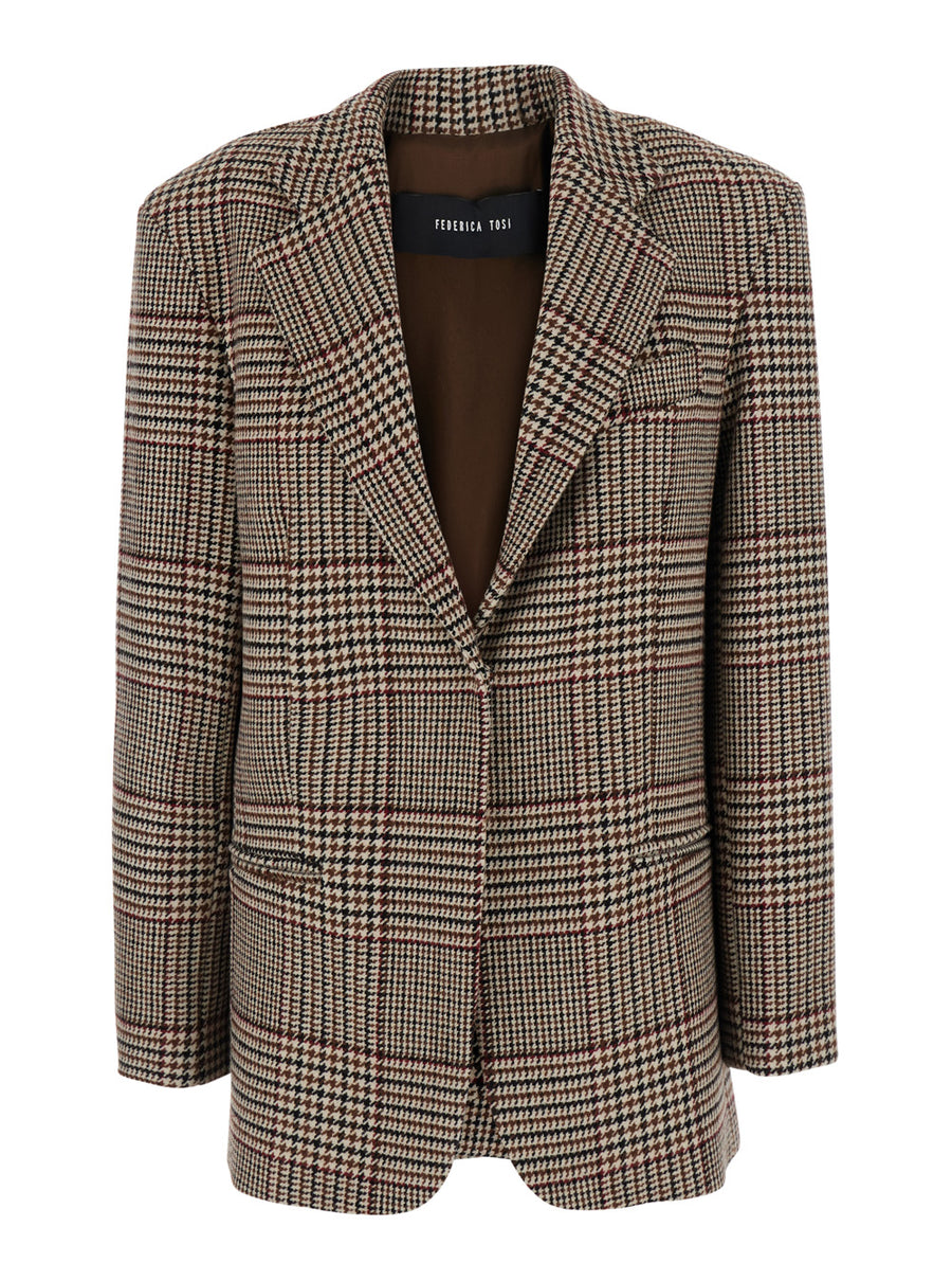 Blazer Galles Multicolour Wool-Blend Blazers