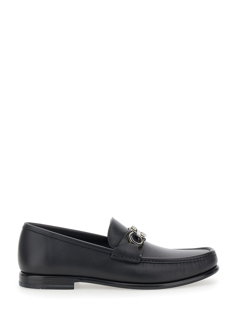 Avril Black Calf Loafers