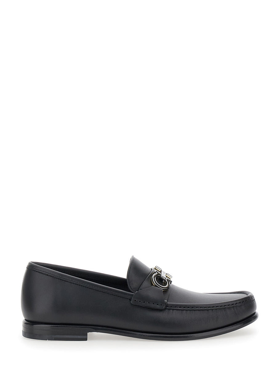 Loafers Avril Black Leather Calf